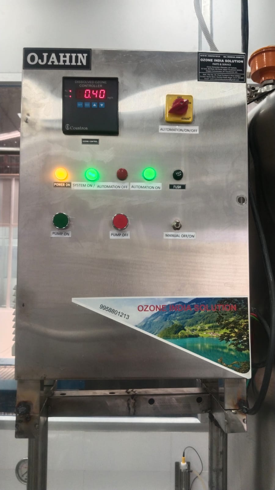 OJAHIN Dissolved Ozone Controller Panel (active)