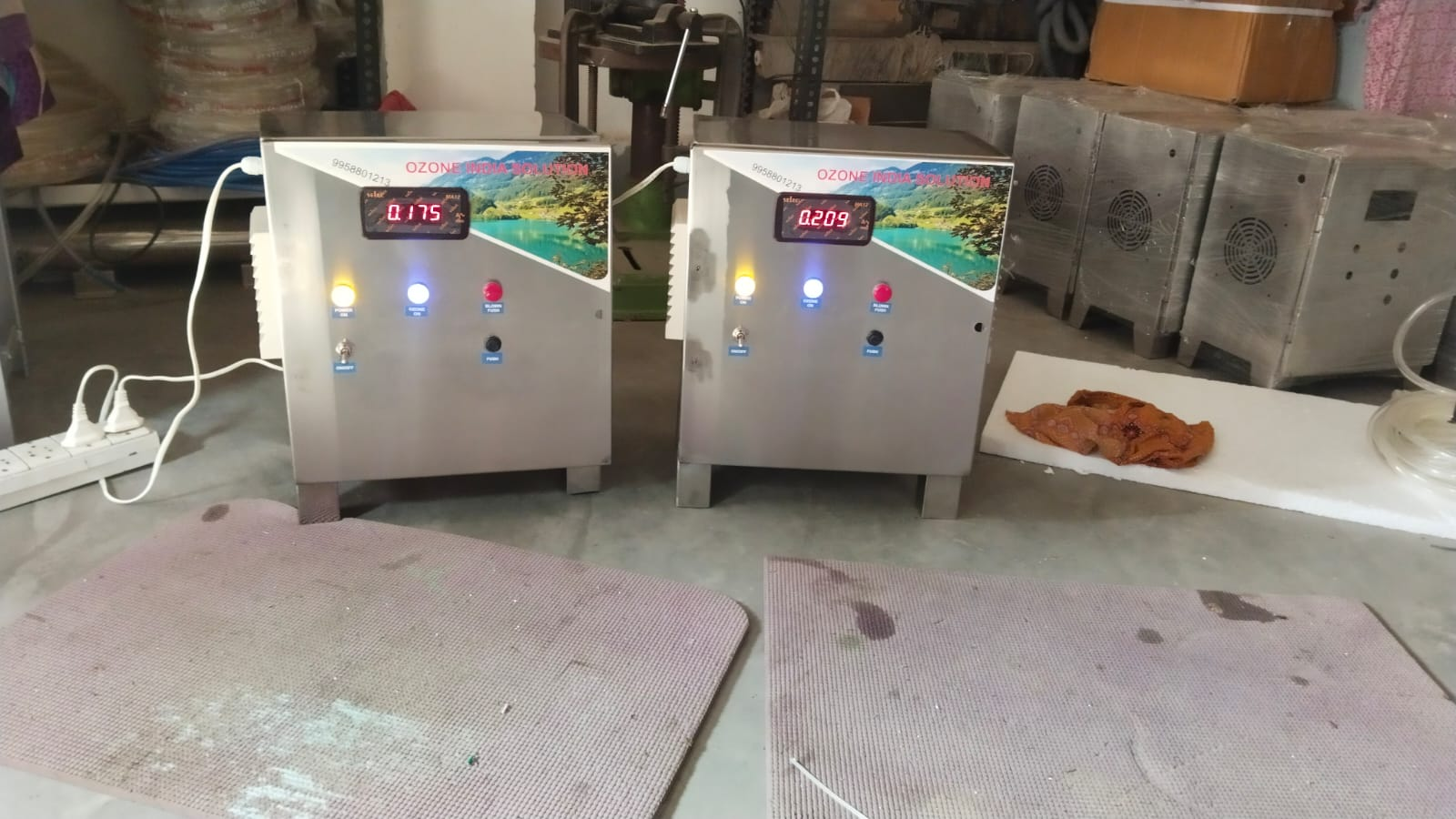 Ozone Units with Digital Display